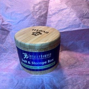 New Totally Bamboo Salt & Storage Box "NH State Themed" 6 oz swivel/magnetic lid